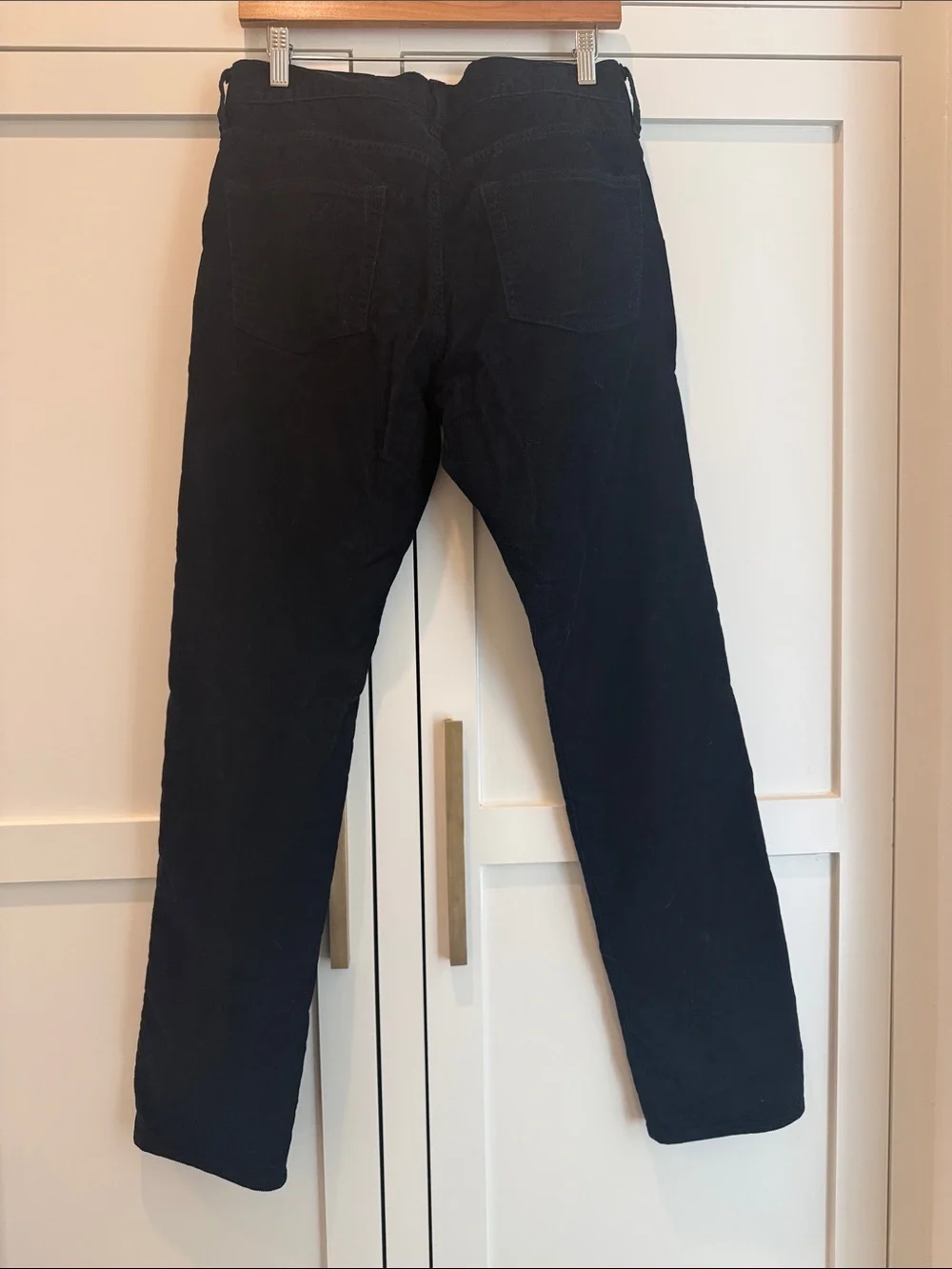 JCrew 770 Straight-fit five-pocket pant in stretch Navy corduroy
